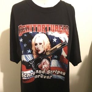 Genitorturers Scars and Stripes Forever T-shirt
